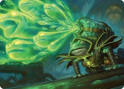 Burrog Barrage Art Card (ASSOS-015) - Art Series: Secrets of Strixhaven