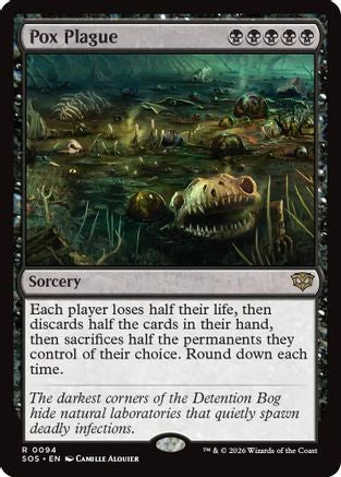 Pox Plague (SOS-094) - Secrets of Strixhaven Foil