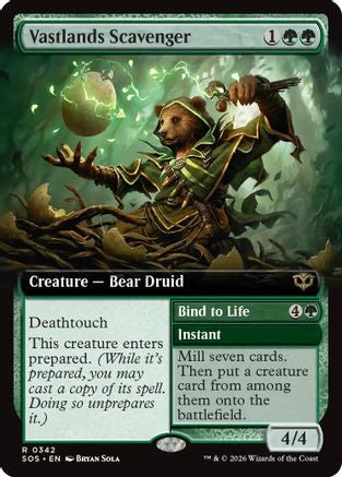 Vastlands Scavenger (Extended Art) (SOS-342) - Secrets of Strixhaven