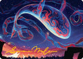 Spectacular Skywhale Art Card (Gold-Stamped Signature) (ASSOS-024) - Art Series: Secrets of Strixhaven