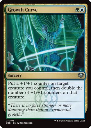 Growth Curve (SOS-193) - Secrets of Strixhaven Foil