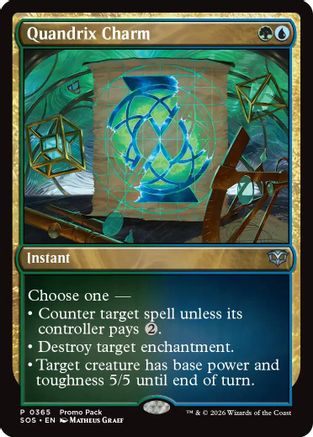 Quandrix Charm (PPSOS-365) - Promo Pack: Secrets of Strixhaven