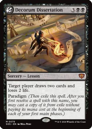 Decorum Dissertation (PPSOS-078) - Promo Pack: Secrets of Strixhaven
