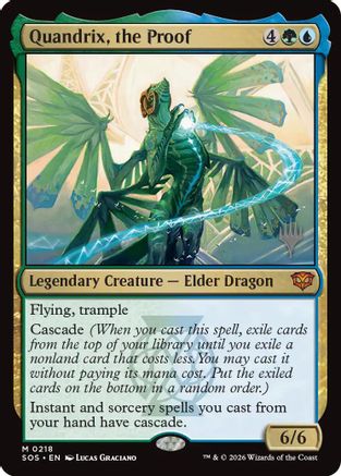 Quandrix, the Proof (PPSOS-218) - Promo Pack: Secrets of Strixhaven Foil