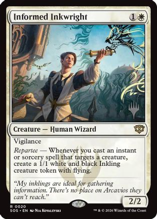 Informed Inkwright (PPSOS-020) - Promo Pack: Secrets of Strixhaven