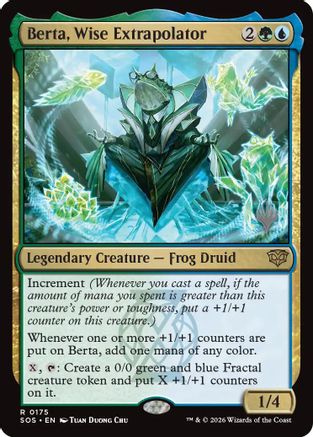Berta, Wise Extrapolator (PPSOS-175) - Promo Pack: Secrets of Strixhaven Foil