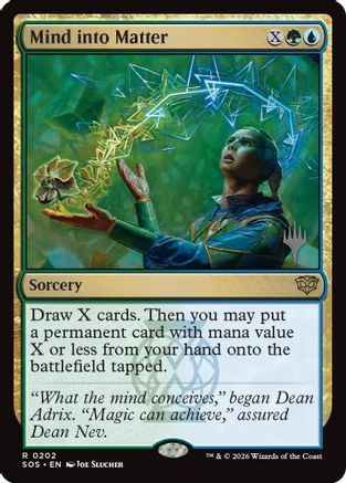 Mind into Matter (PPSOS-202) - Promo Pack: Secrets of Strixhaven Foil