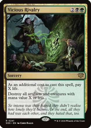 Vicious Rivalry (PPSOS-241) - Promo Pack: Secrets of Strixhaven