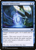 Arcane Subtraction (STX-036) - Strixhaven: School of Mages Foil