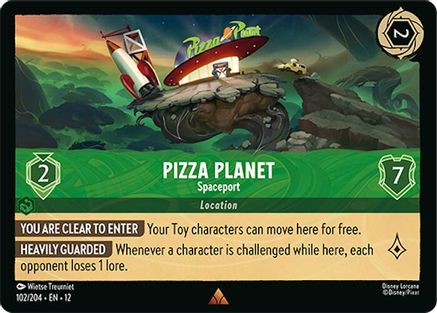 Pizza Planet - Spaceport (102/204) - Wilds Unknown Cold Foil