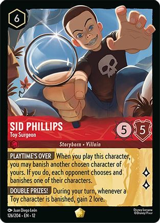 Sid Phillips - Toy Surgeon (126/204) - Wilds Unknown Cold Foil