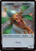 Thopter // Fractal (0004) Double-Sided Token (SOC-28 // 4) - Commander: Secrets of Strixhaven