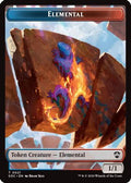 Elemental (0021) // Phyrexian Myr Double-Sided Token (SOC-21 // 8) - Commander: Secrets of Strixhaven