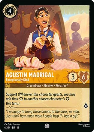 Agustin Madrigal - Exceptionally Kind (6/204) - Wilds Unknown Cold Foil