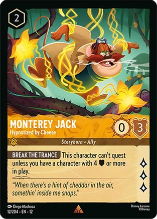 Monterey Jack - Hypnotized by Cheese (12/204) - Wilds Unknown Cold Foil