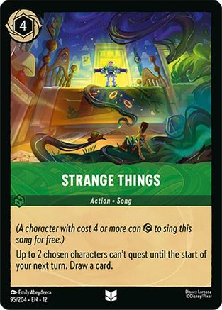 Strange Things (95/204) - Wilds Unknown Cold Foil