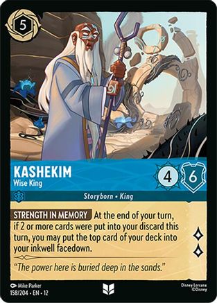 Kashekim - Wise King (158/204) - Wilds Unknown Cold Foil