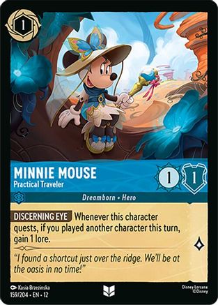 Minnie Mouse - Practical Traveler (159/204) - Wilds Unknown