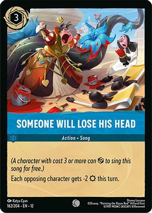 Someone Will Lose His Head (162/204) - Wilds Unknown Cold Foil