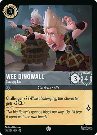 Wee Dingwall - Scrappy Lad (176/204) - Wilds Unknown Cold Foil