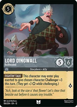 Lord Dingwall - Bullheaded (186/204) - Wilds Unknown Cold Foil