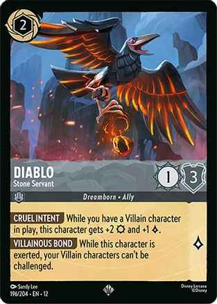 Diablo - Stone Servant (196/204) - Wilds Unknown Cold Foil