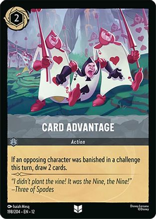 Card Advantage (198/204) - Wilds Unknown Cold Foil