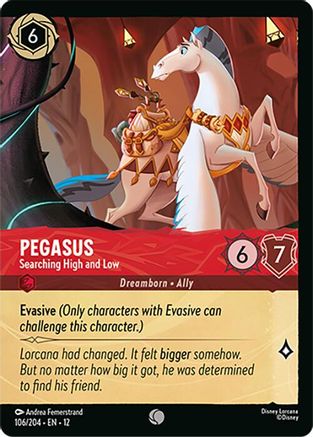 Pegasus - Searching High and Low (Foil) (106/204) - Wilds Unknown Cold Foil