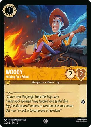 Woody - Waiting for a Friend (3/204) - Wilds Unknown Cold Foil