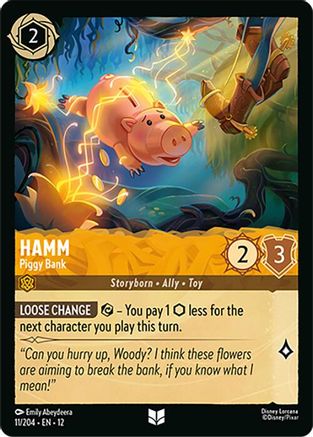 Hamm - Piggy Bank (11/204) - Wilds Unknown Cold Foil