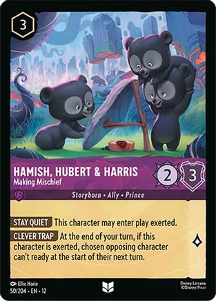 Hamish, Hubert & Harris - Making Mischief (50/204) - Wilds Unknown Cold Foil