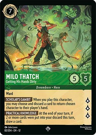 Milo Thatch - Getting His Hands Dirty (82/204) - Wilds Unknown