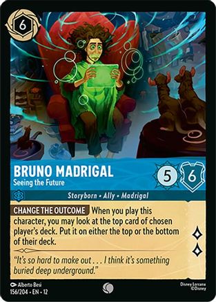 Bruno Madrigal - Seeing the Future (156/204) - Wilds Unknown Cold Foil