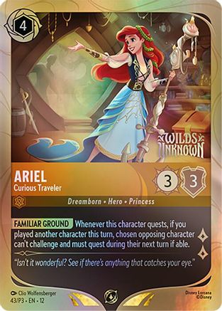 Ariel - Curious Traveler (43) - Disney Lorcana Promo Cards Holofoil