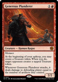 Generous Plunderer (PPOTJ-011) - Promo Pack: Outlaws of Thunder Junction Foil