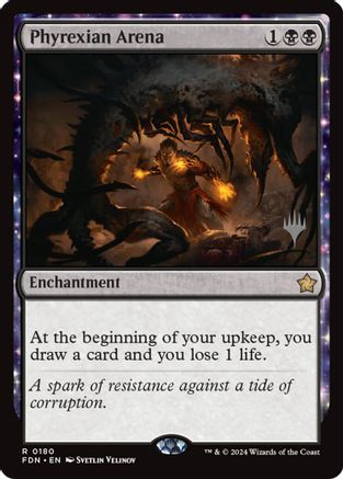Phyrexian Arena (PPSOS-180) - Promo Pack: Secrets of Strixhaven