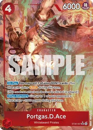 Portgas.D.Ace (Parallel) (ST30-007) - Starter Deck EX: Luffy & Ace Foil