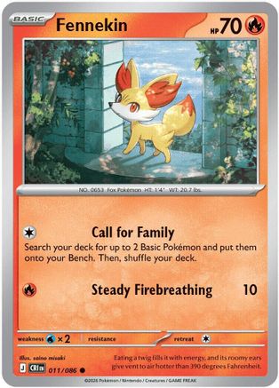 Fennekin 011/null - ME04 Chaos Rising