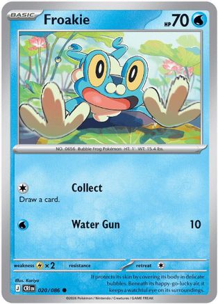 Froakie 020/086 - ME04 Chaos Rising