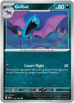 Golbat 050/null - ME04 Chaos Rising Reverse Holofoil