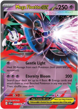 Mega Floette ex 035/086 - ME04 Chaos Rising Holofoil