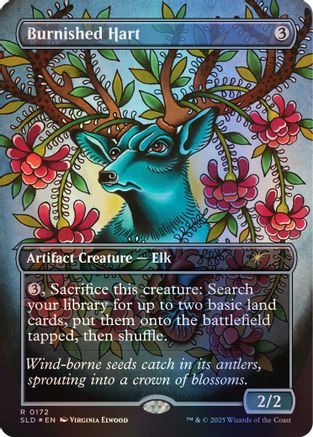 Burnished Hart (Rainbow Foil) (SLD-172) - Secret Lair Drop Series Foil