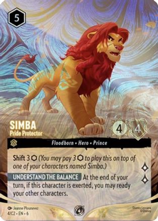 Simba - Pride Protector (Foil) (4) - Disney Lorcana Promo Cards Holofoil