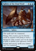 Sphinx of the Final Word (0747) (FDN-747) - Foundations