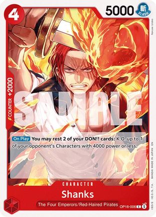 Shanks (OP16-006) - The Time of Battle