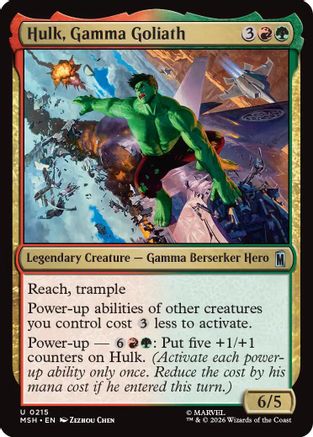 Hulk, Gamma Goliath (MSH-215) - Marvel Super Heroes Foil