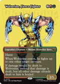 Wolverine, Fierce Fighter (Borderless) (MSH-378) - Marvel Super Heroes Foil