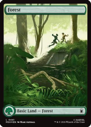 Forest (0441) (Surge Foil) (MSH-441) - Marvel Super Heroes Foil