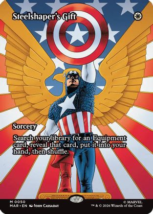 Steelshaper's Gift (Borderless) (MAR-050) - Marvel Universe Eternal-Legal Foil