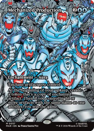 Mechanized Production (Borderless) (MAR-057) - Marvel Universe Eternal-Legal